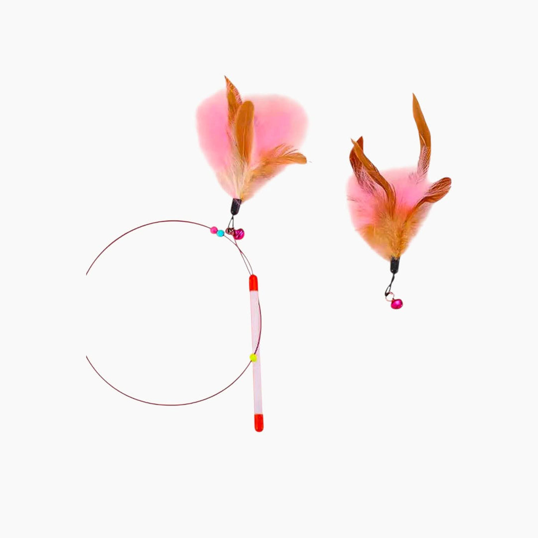 Pet Village Feather Decor Cat Teaser Stick