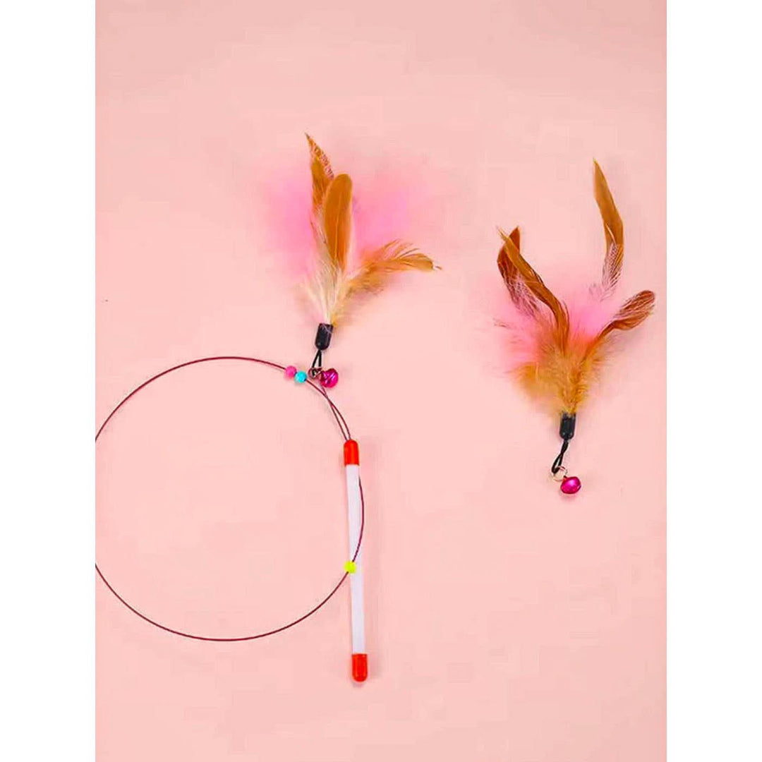 Pet Village Feather Decor Cat Teaser Stick