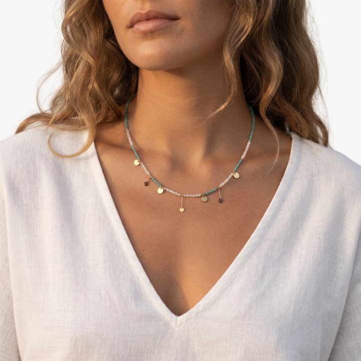 Turquoise Beaded Necklace