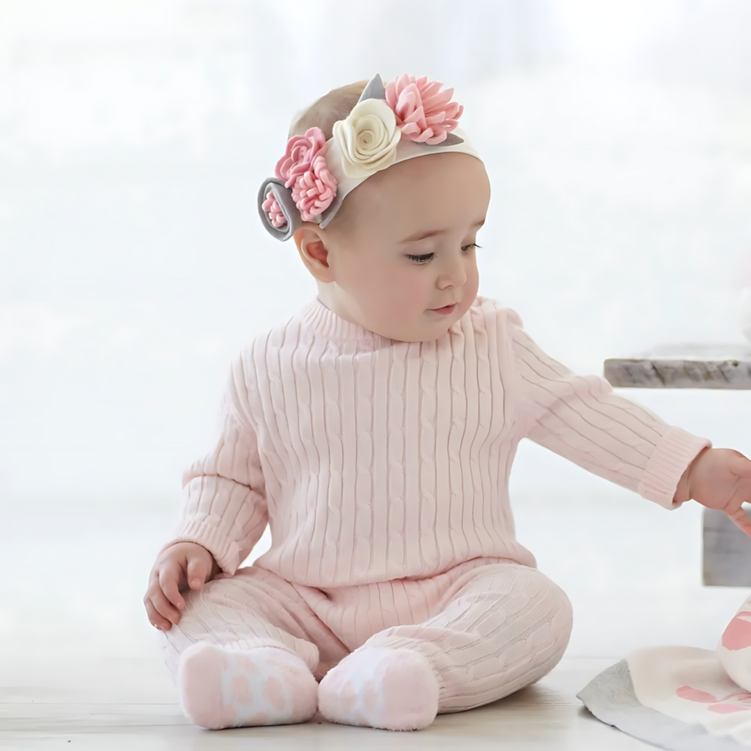 Elegant Baby Felt Flower Headband