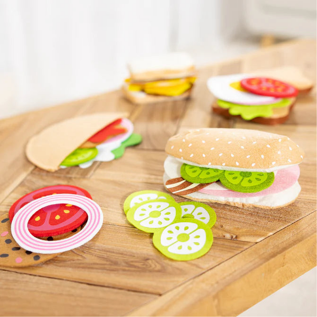 Melissa &amp; Doug Felt Food Sandwich Set