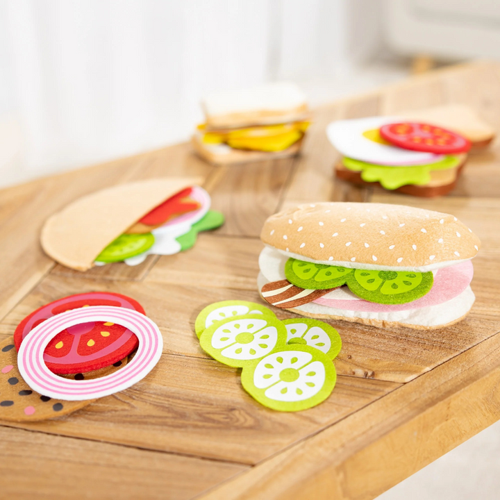 Melissa &amp; Doug Felt Play Food Set - HUNA