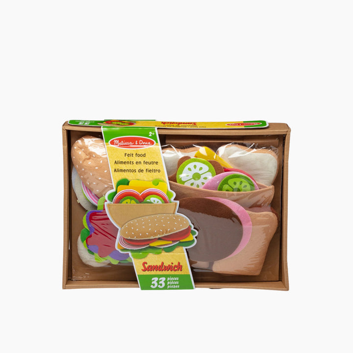 Melissa &amp; Doug Felt Play Food Set - HUNA