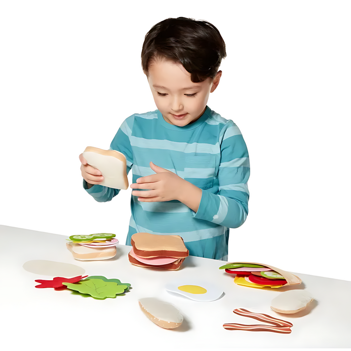 Melissa &amp; Doug Felt Play Food Set - HUNA
