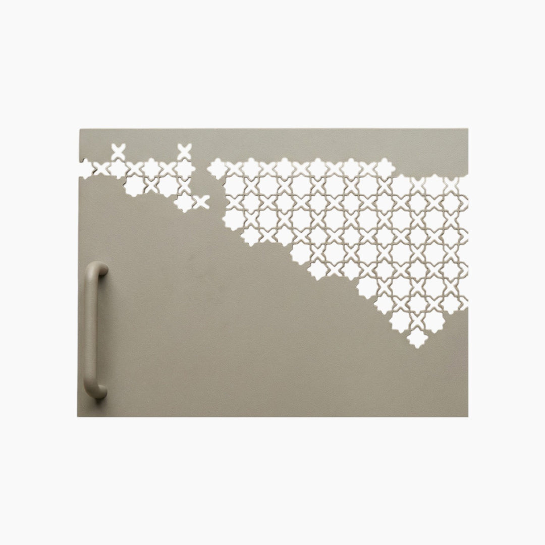 Kawn Designs Filastin tray with Palestine map silhouette