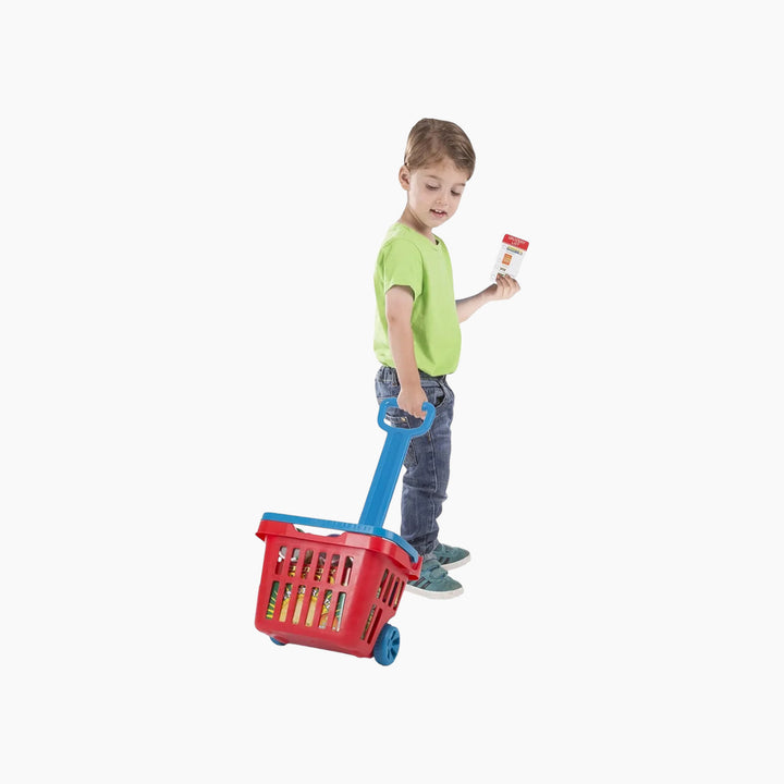 Melissa &amp; Doug Fill &amp; Roll Grocery Basket Play Set - HUNA