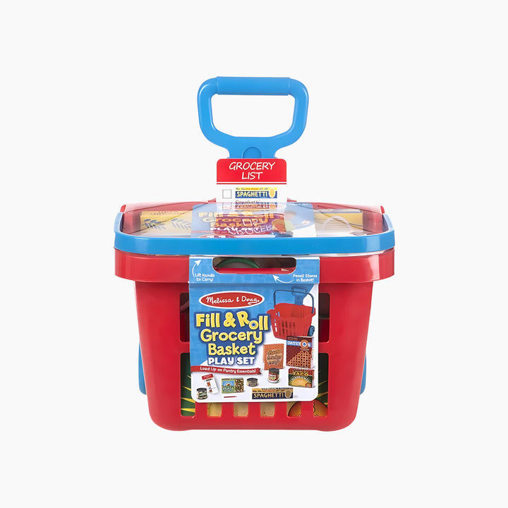Melissa &amp; Doug Fill &amp; Roll Grocery Basket Play Set - HUNA