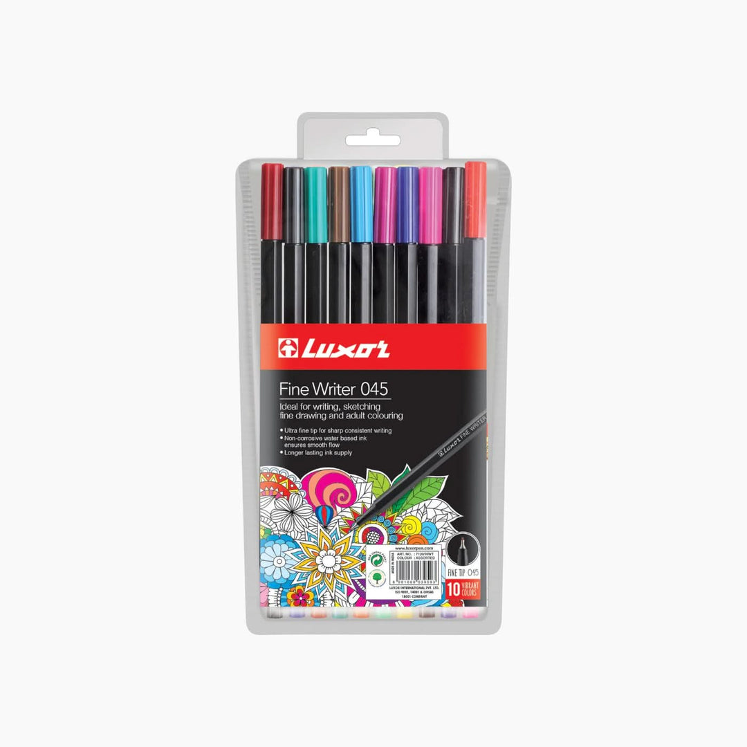 Luxor Fine Writer 045 pens, set of 10
