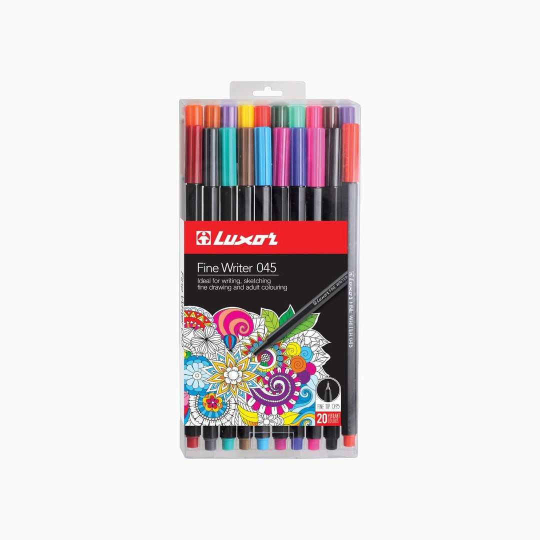 Luxor Fine Writer 045 pens, set of 20
