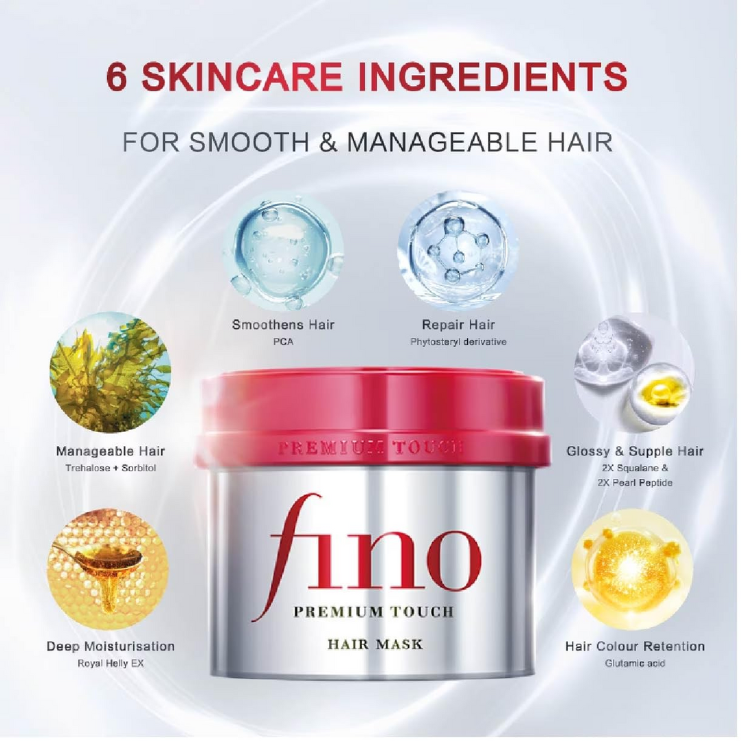 Fino Premium Touch Penetrating Beauty Serum Hair Mask 230g