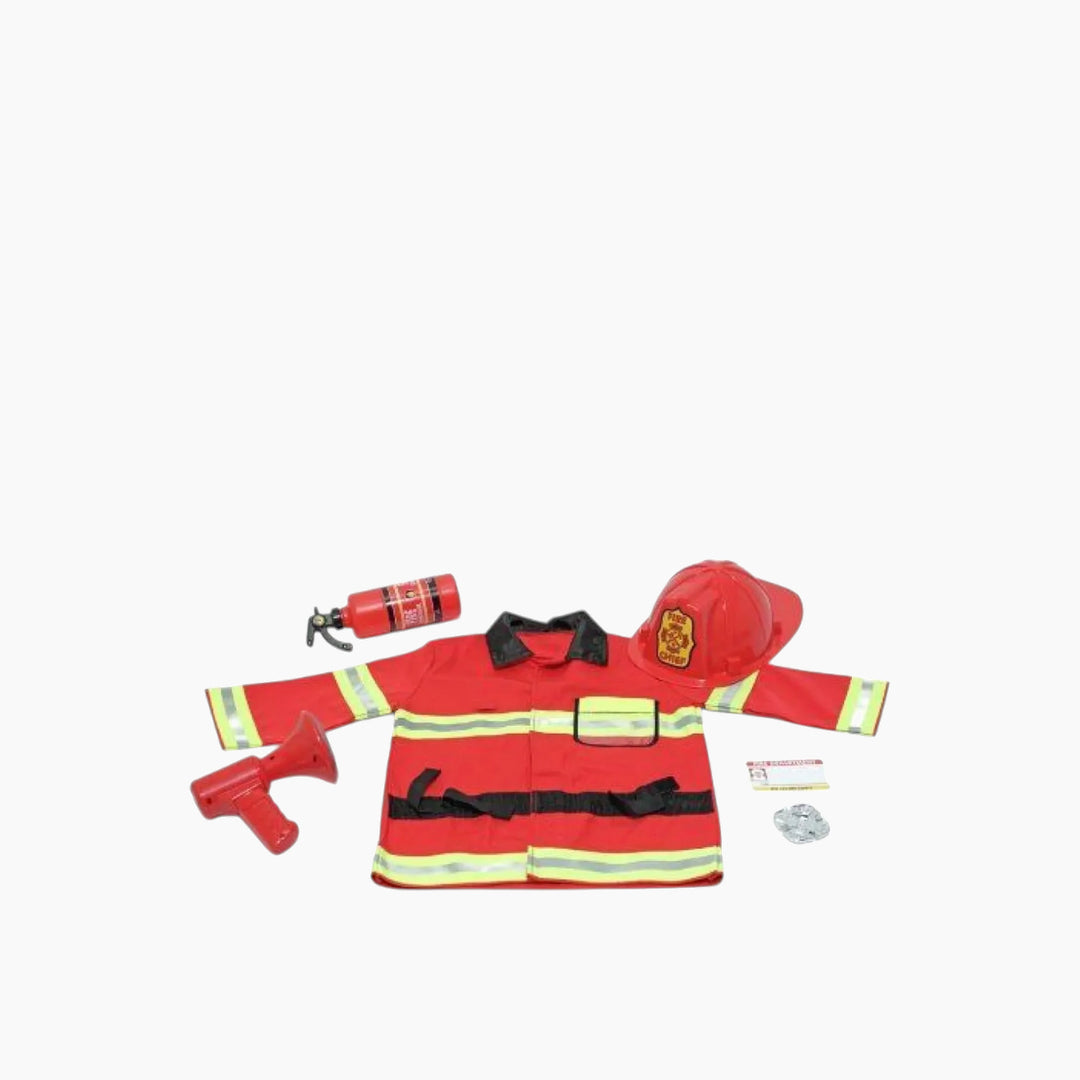 Melissa &amp; Doug Fire Chief pretend play costume set for children