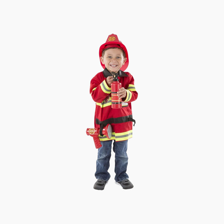 Melissa &amp; Doug Fire Chief pretend play costume set for children