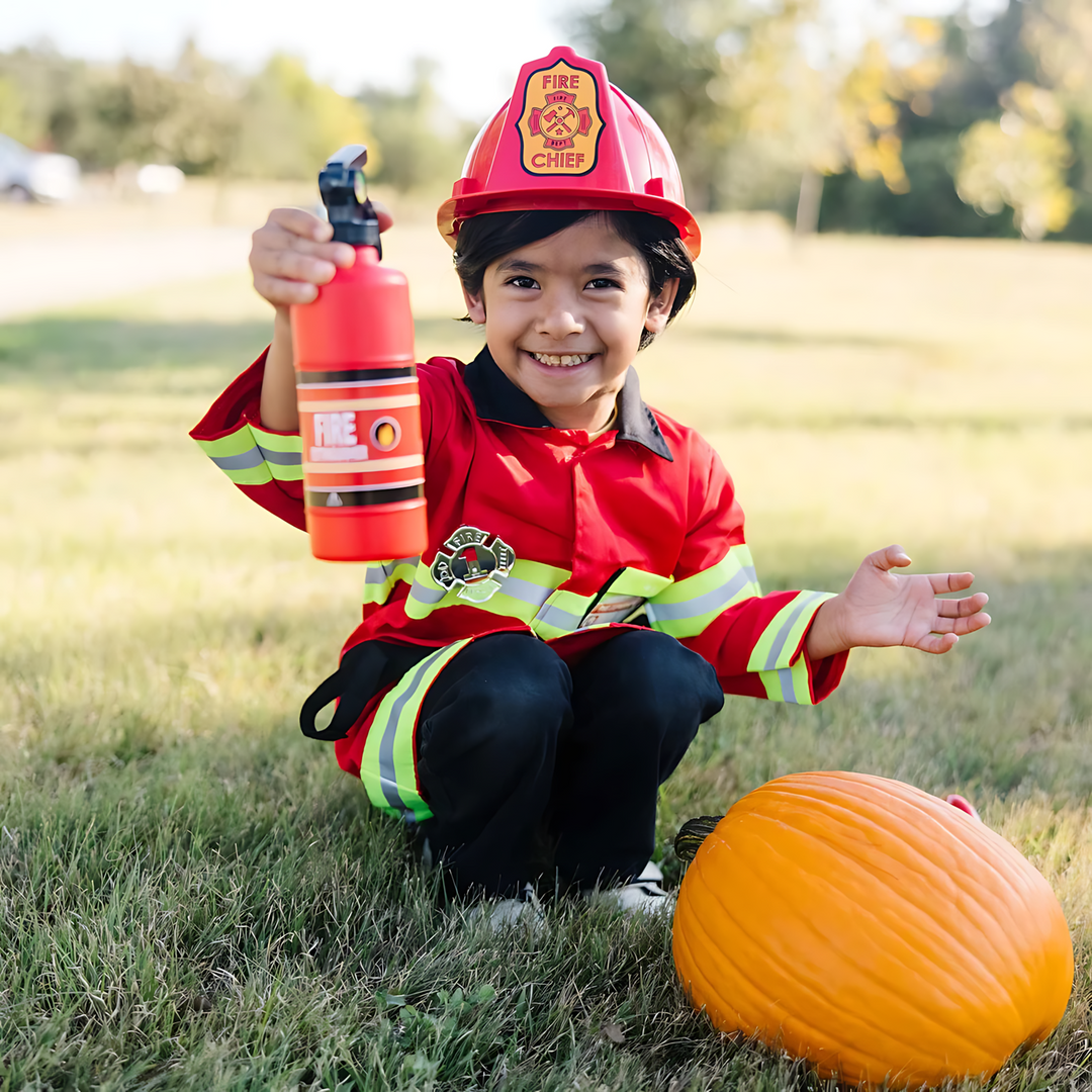 Melissa &amp; Doug Fire Chief pretend play costume set for children