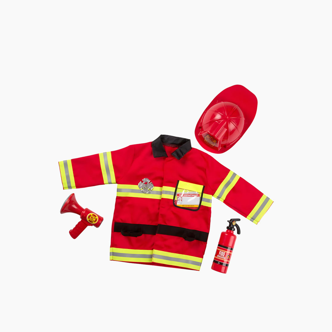Melissa &amp; Doug Fire Chief pretend play costume set for children