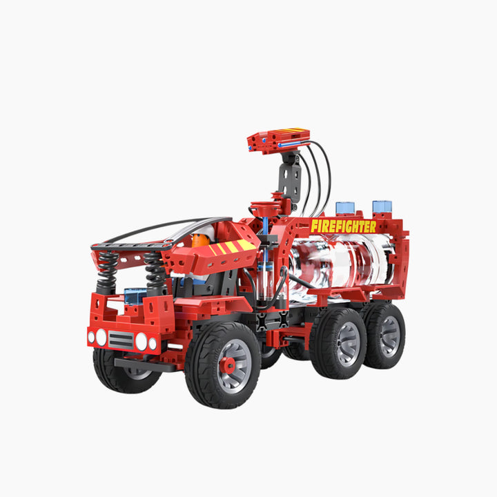 Firefighter toy with functional extinguishing capability