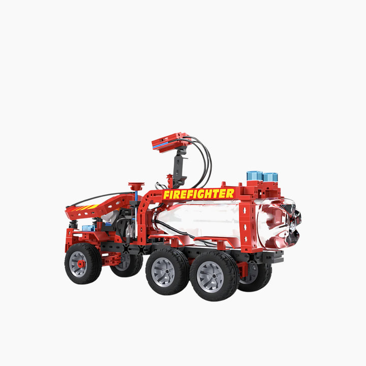 Firefighter toy with extinguishing function