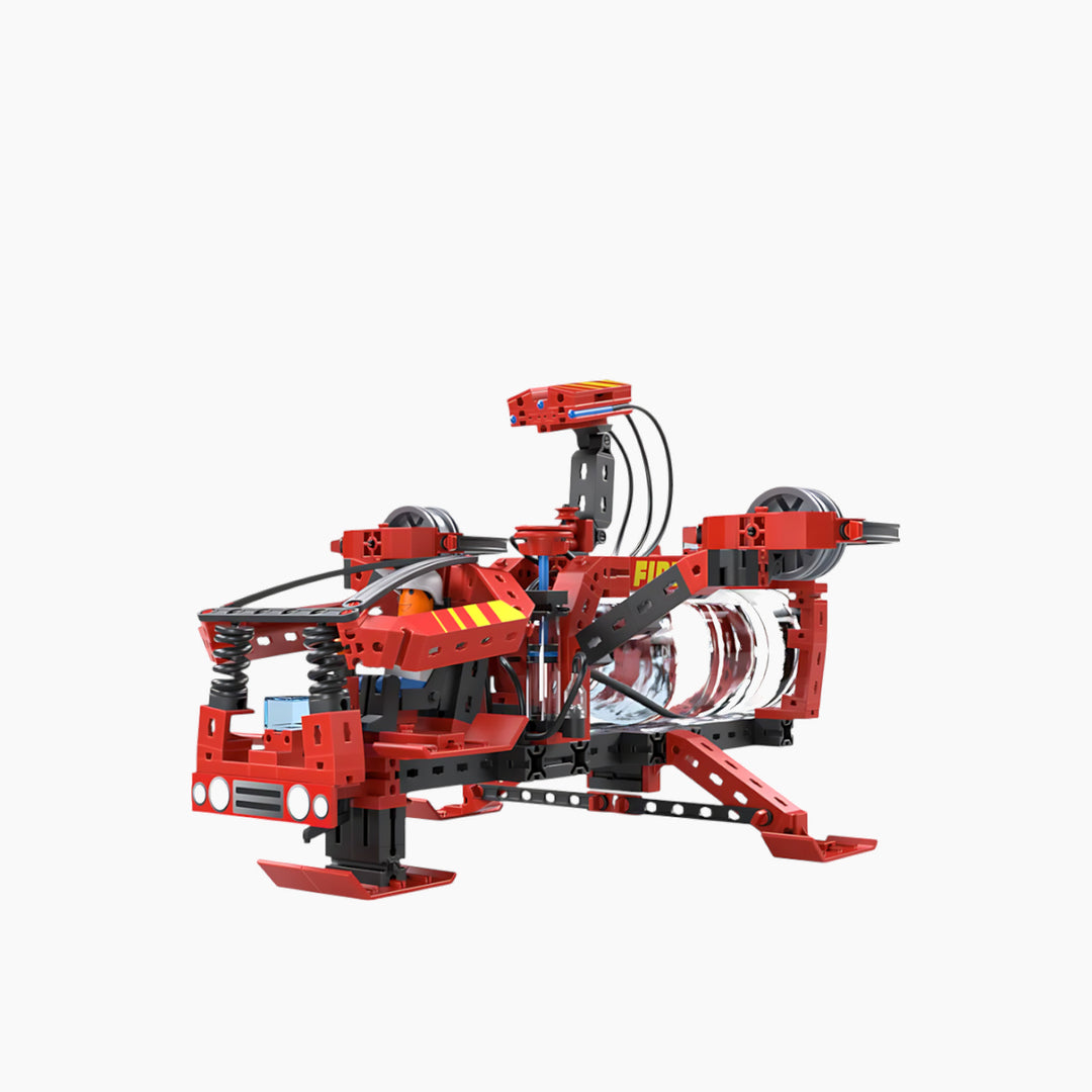 Firefighter toy with extinguishing function