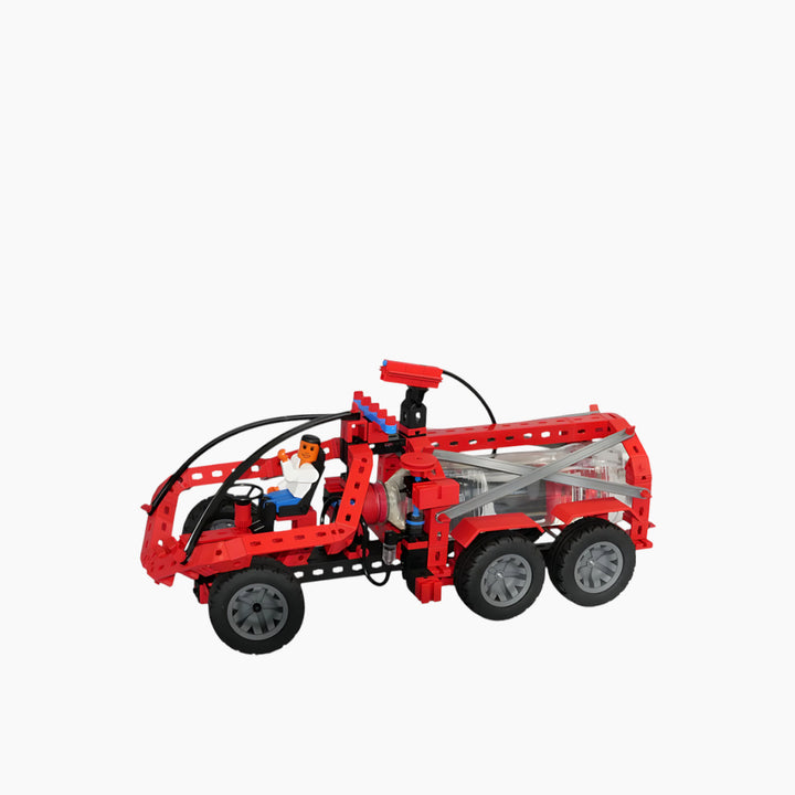 Firefighter toy with extinguishing function and water spray modes