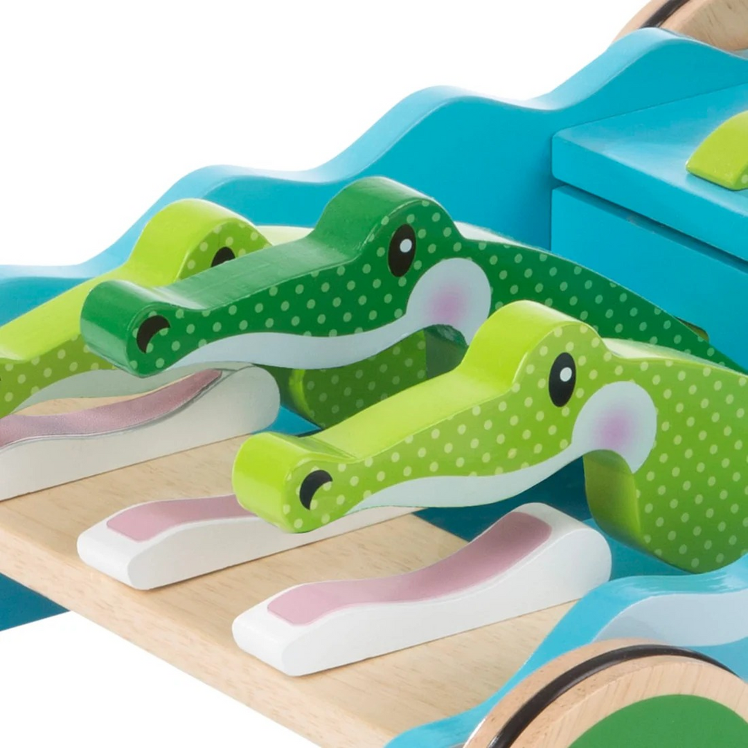 Melissa &amp; Doug Chomp and Clack Alligator Push Toy