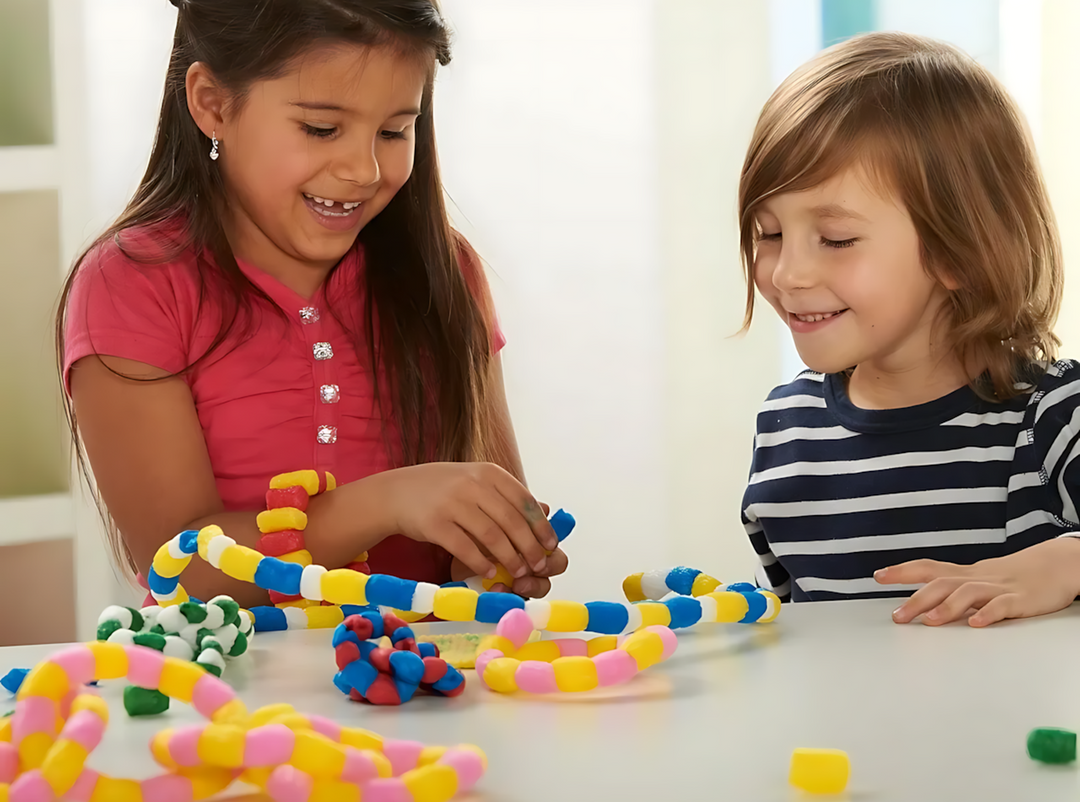 Fischer TiPs building toy set with colorful sticks and accessories