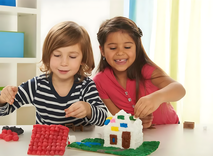 Fischer TiPs building toy with colorful starch sticks