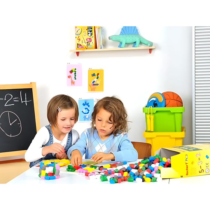 Fischer TiPs building toy set with sponge and cutting tool