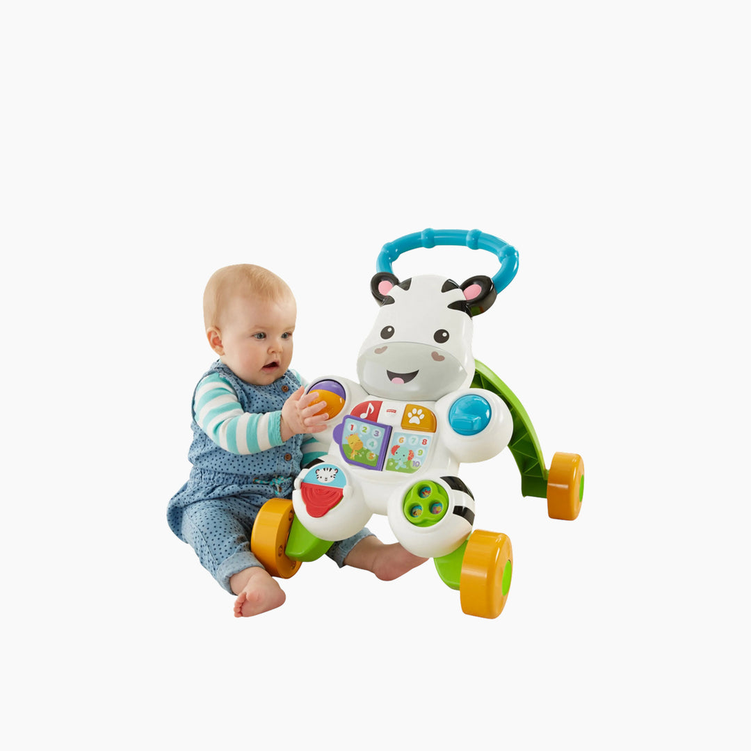 Fisher Price First Steps Talking Zebra Baby Walker