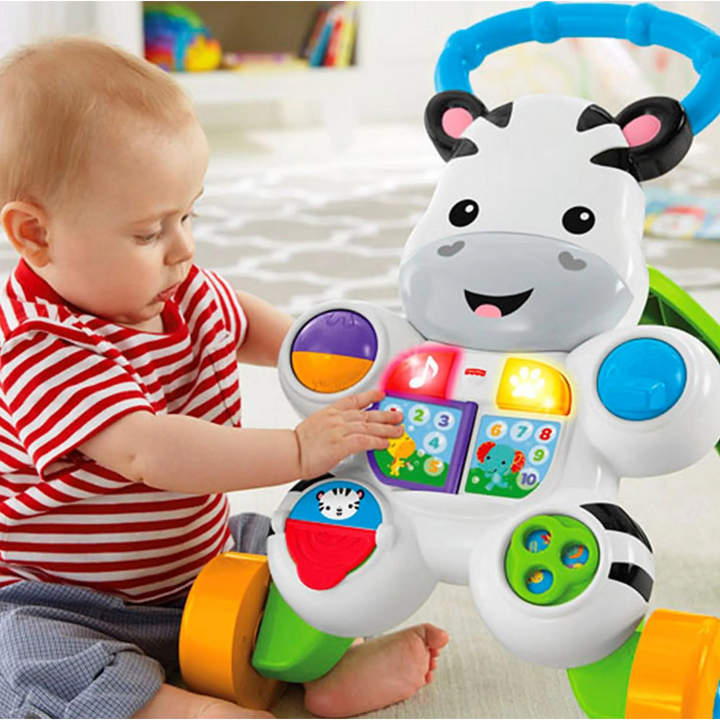 Fisher Price First Steps Talking Zebra Baby Walker