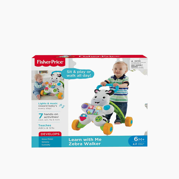 Fisher Price First Steps Talking Zebra Baby Walker