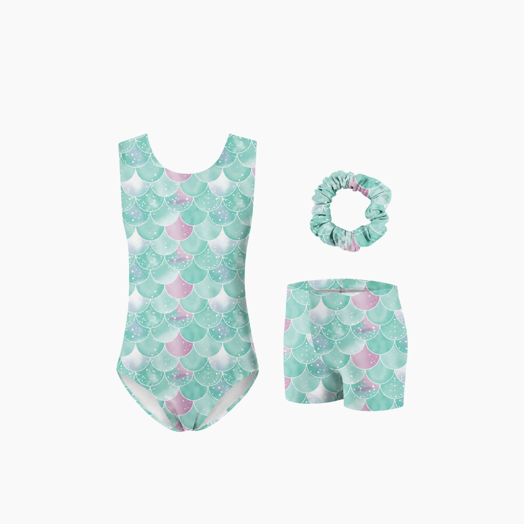 Fishie Leotard Green