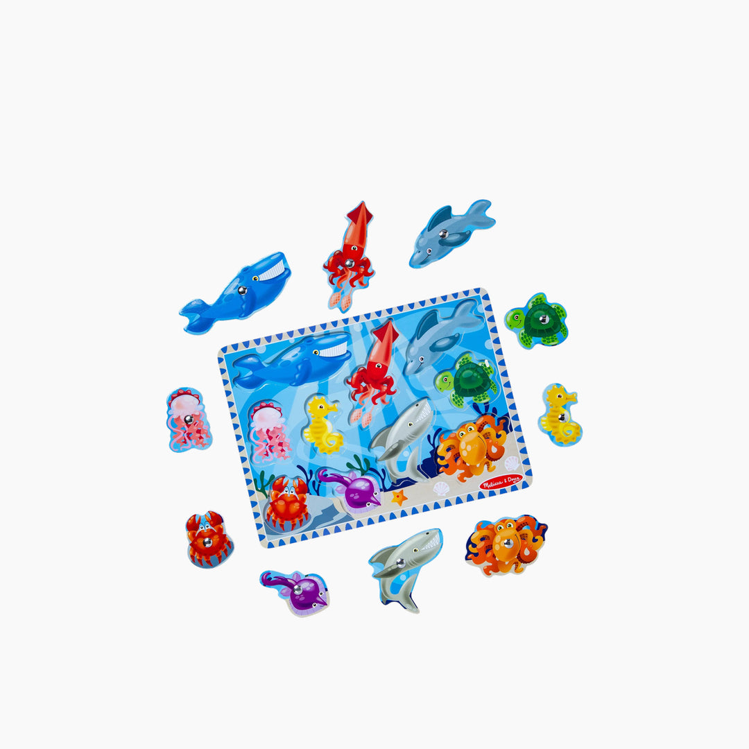 Melissa &amp; Doug Fishing Magnetic Puzzle - HUNA