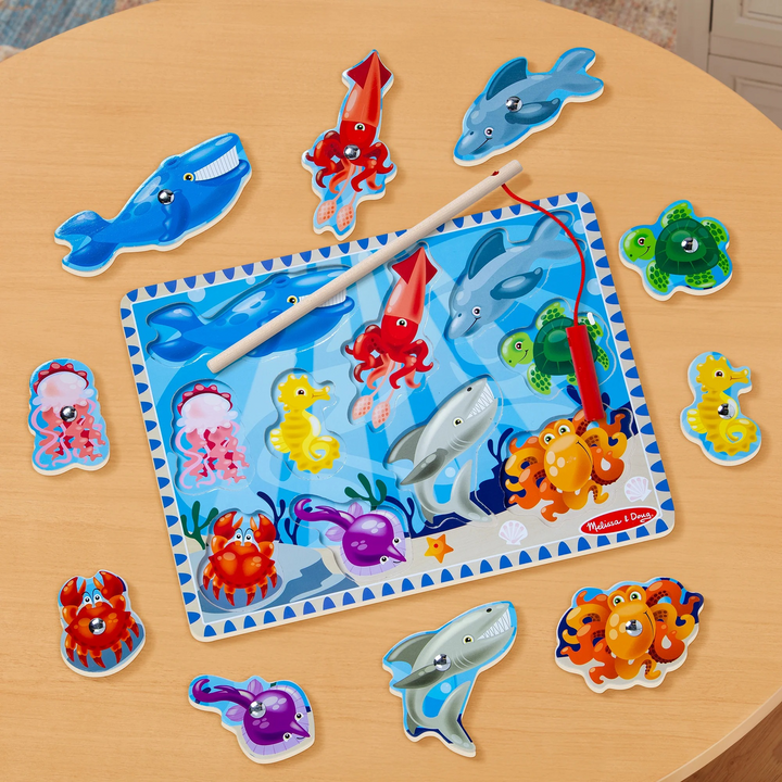 Melissa &amp; Doug Fishing Magnetic Puzzle - HUNA