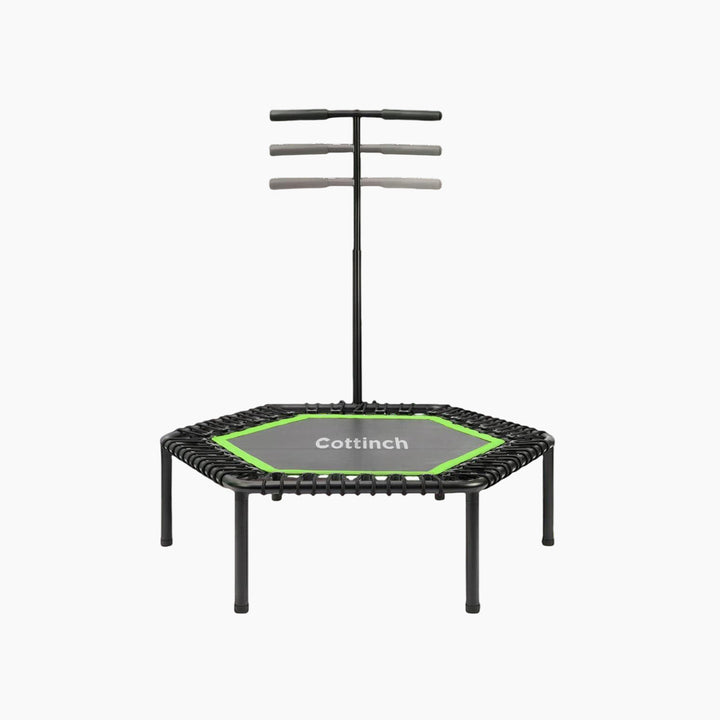 Cottinch Fitness Trampoline with Adjustable Handle