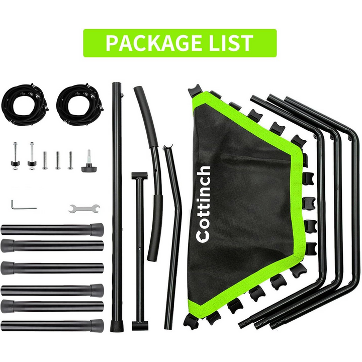 Cottinch Fitness Trampoline with Adjustable Handle