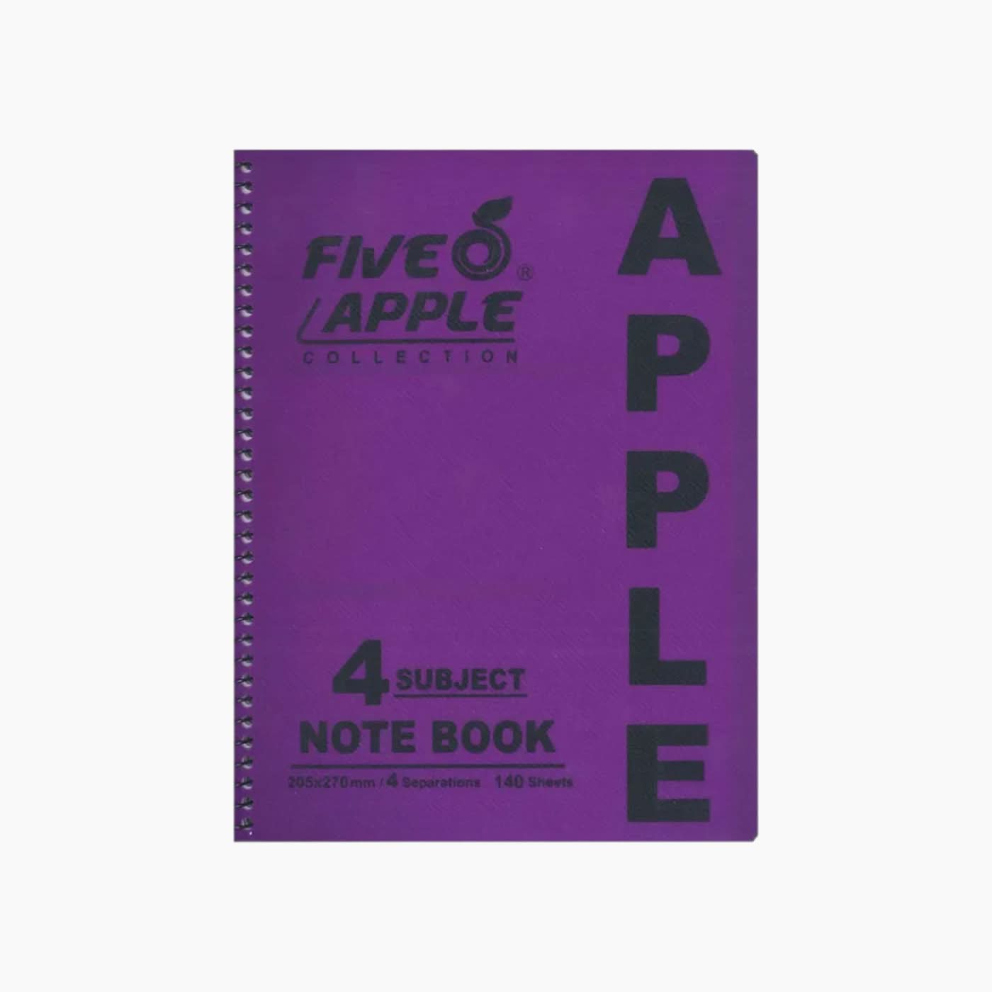 Five Apple Notebook Five Apple Notebook