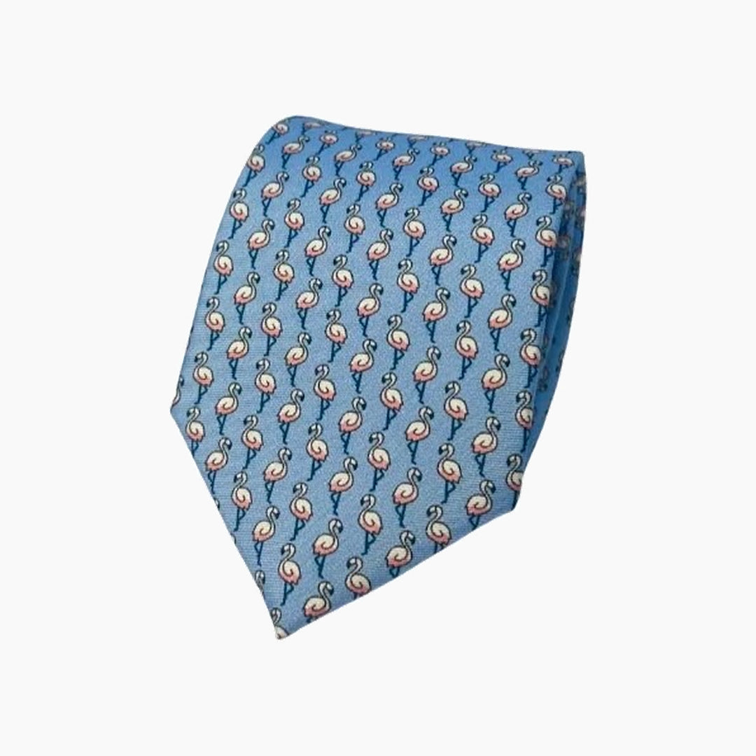 Leopardous Silk Tie