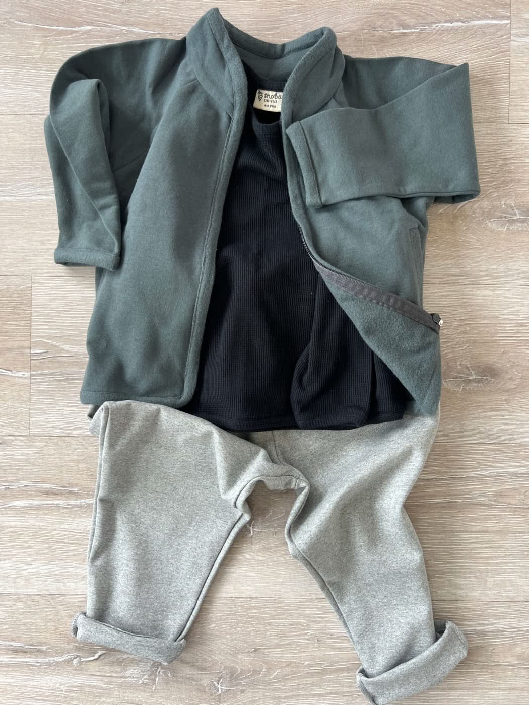 Little Nest Fleece Lined Zipped Sweater