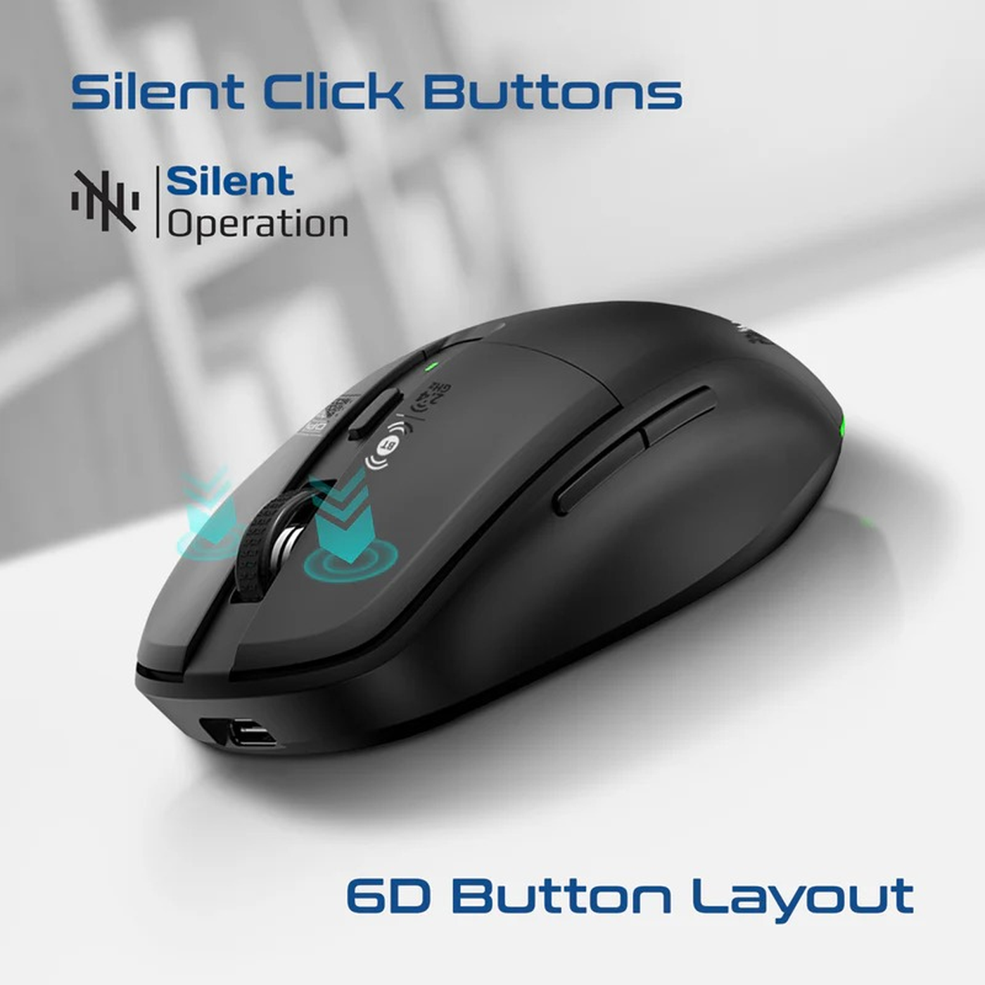 Mkateb Flixi-Black Wireless Mouse Mkateb Flixi-Black Wireless Mouse