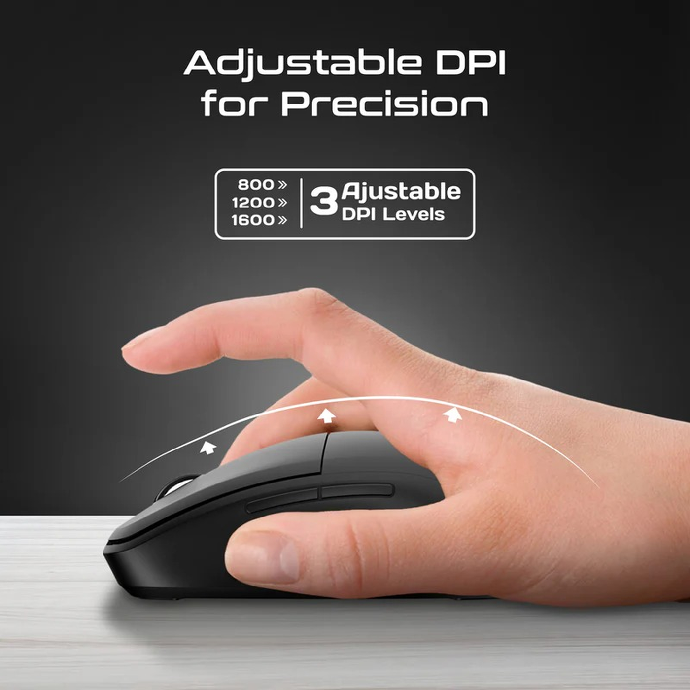 Mkateb Flixi-Black Wireless Mouse Mkateb Flixi-Black Wireless Mouse