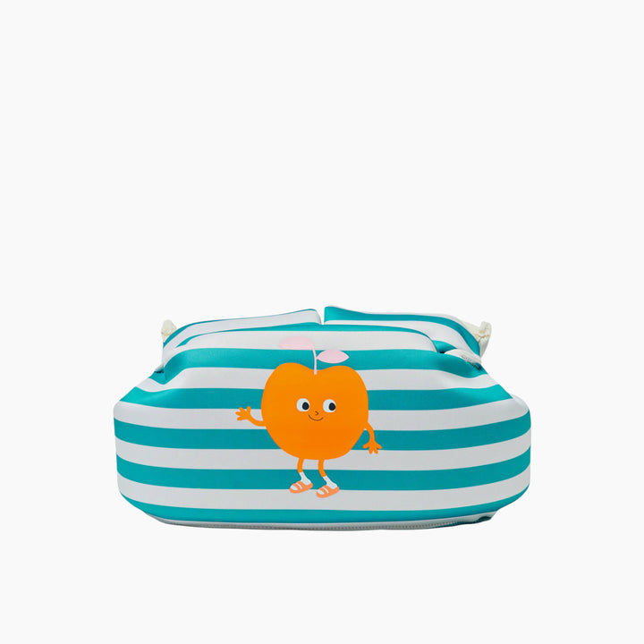 SunnyLife Floatie Jacket 3-6 in Poppy the Peach Green Stripe