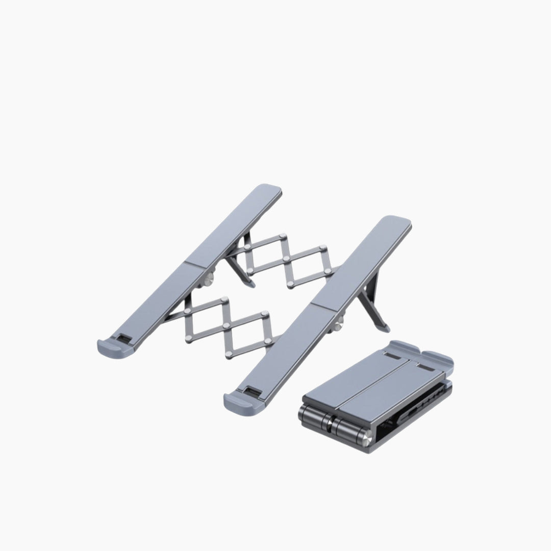 Foldable aluminum portable laptop stand
