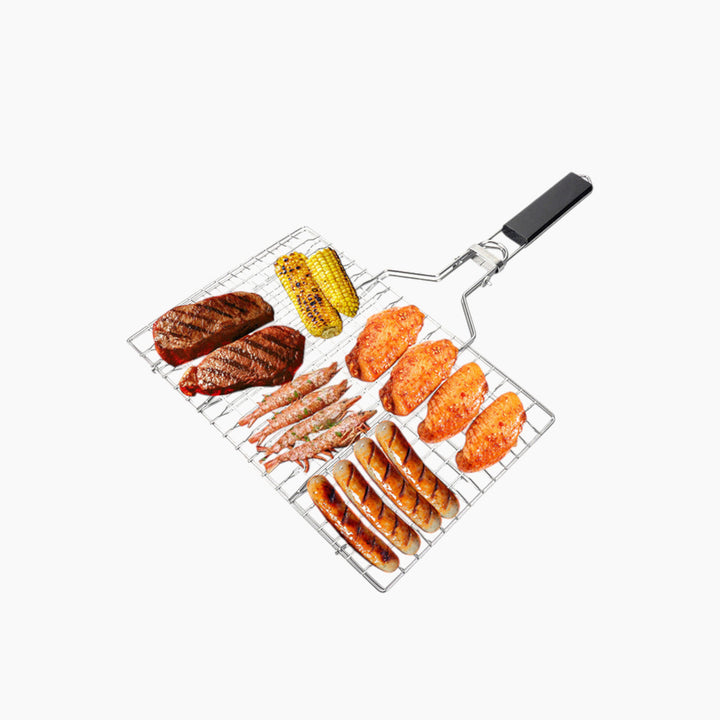 Badia Foldable BBQ Grilling Basket