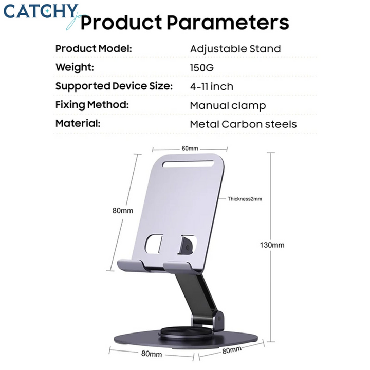 JOYROOM  Foldable Carbon Steels 360 Rotation Phone Holder