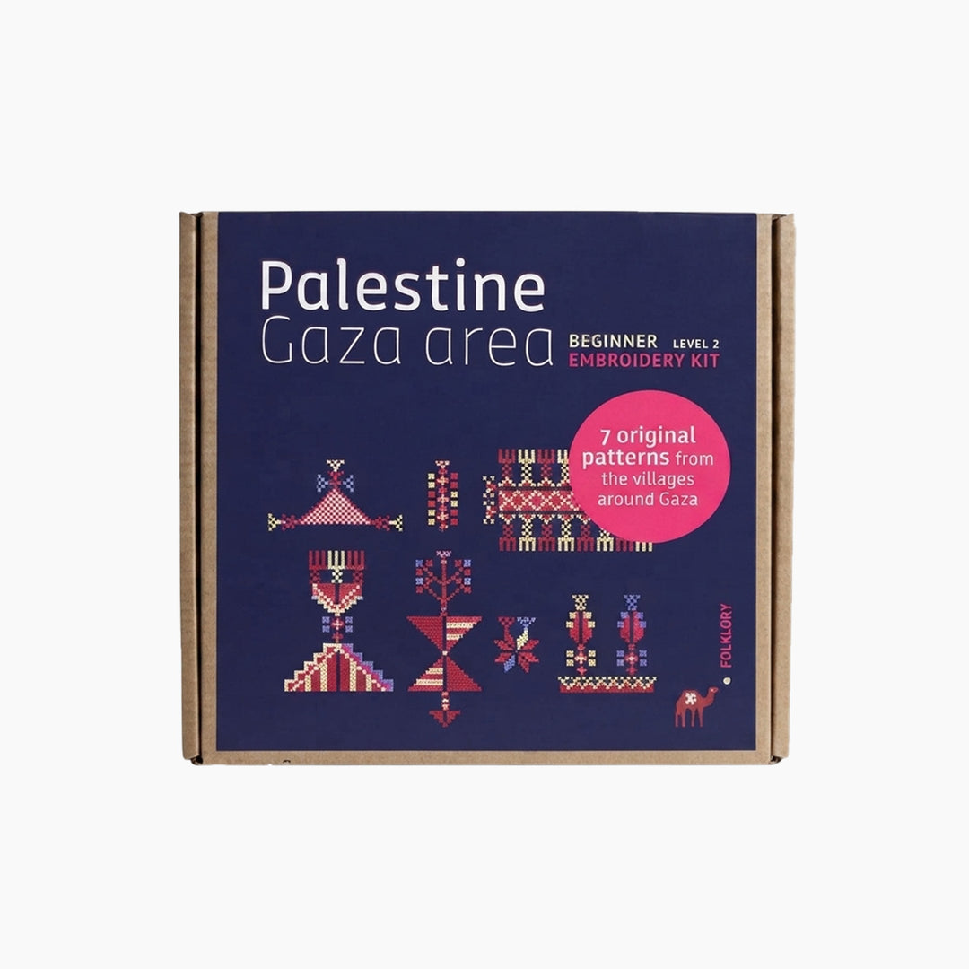 Folkglory Palestine Gaza Beginner Embroidery Kit - HUNA