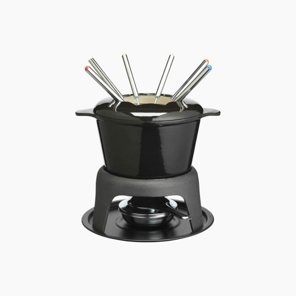 Kitchencraft Meat / Cheese Fondue Set Black