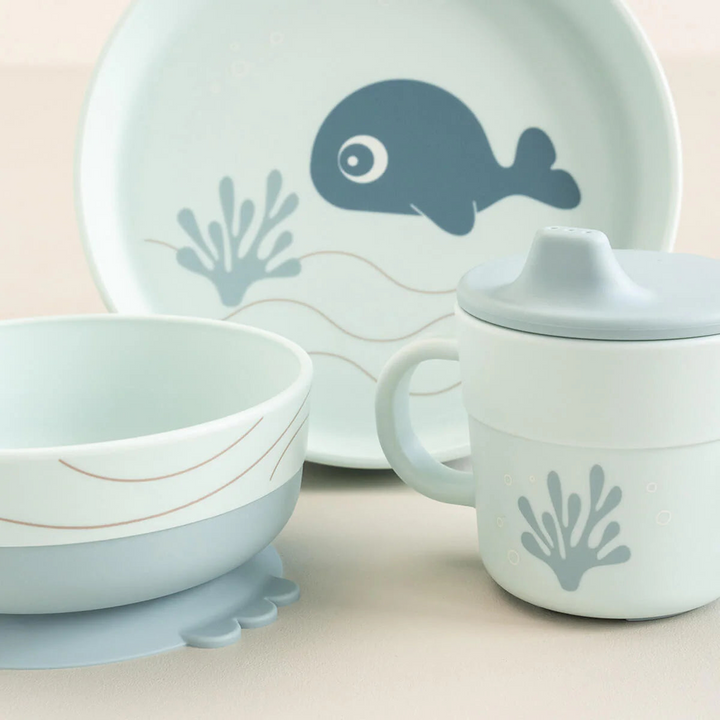 Done By Deer 3pc dinner set in Lalee Sand