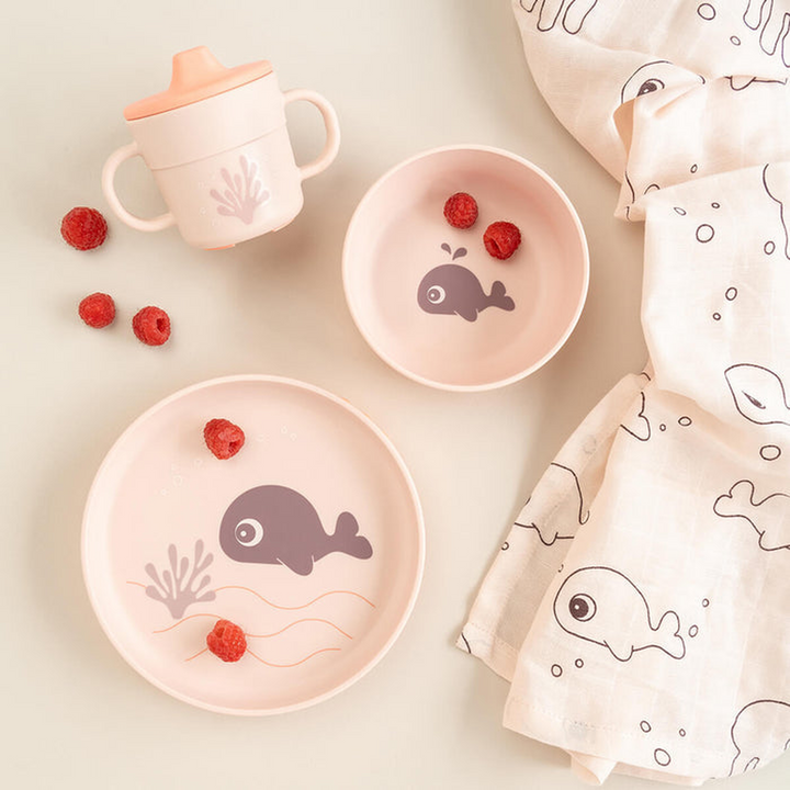 Done By Deer 3pc dinner set in Lalee Sand