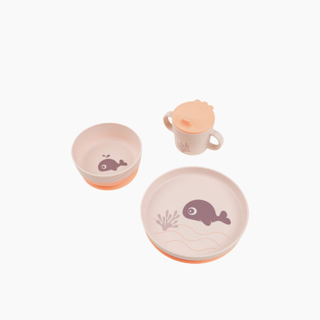 Done By Deer 3pc dinner set in Lalee Sand