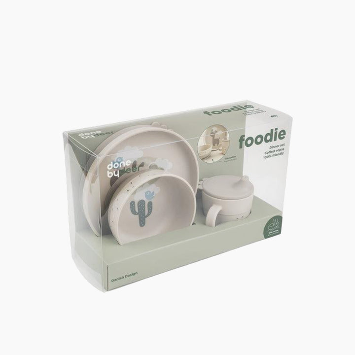 Done By Deer Foodie 3pc dinner set in Lalee Sand