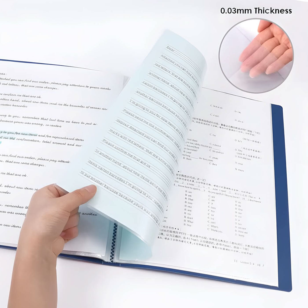 Foska Clear Book Binder